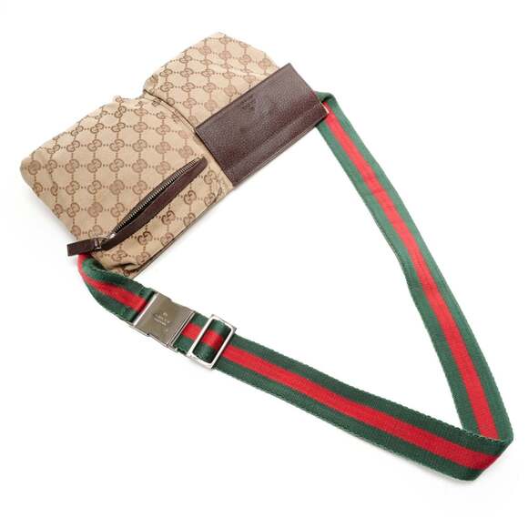 GUCCI Cream Canvas Shoulder Bag - Picture 8 of 13